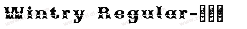 Wintry Regular字体转换 Wintry Regular字体转换